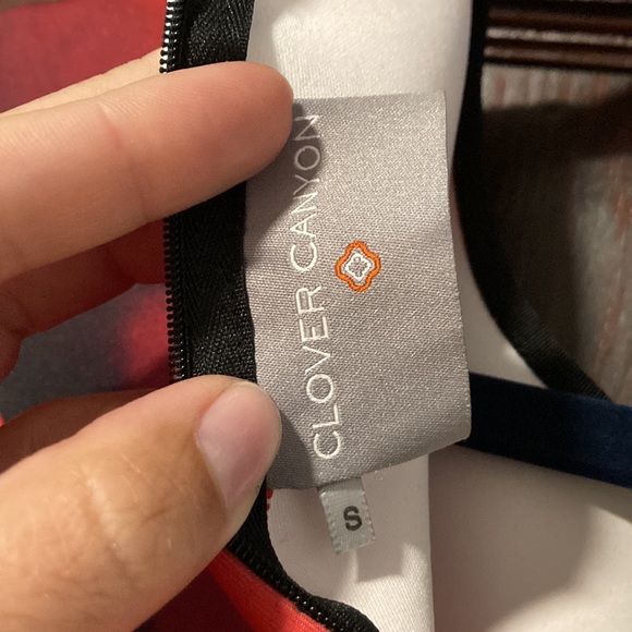 Clover Canyon body con saffron drape dress - Picture 8 of 8